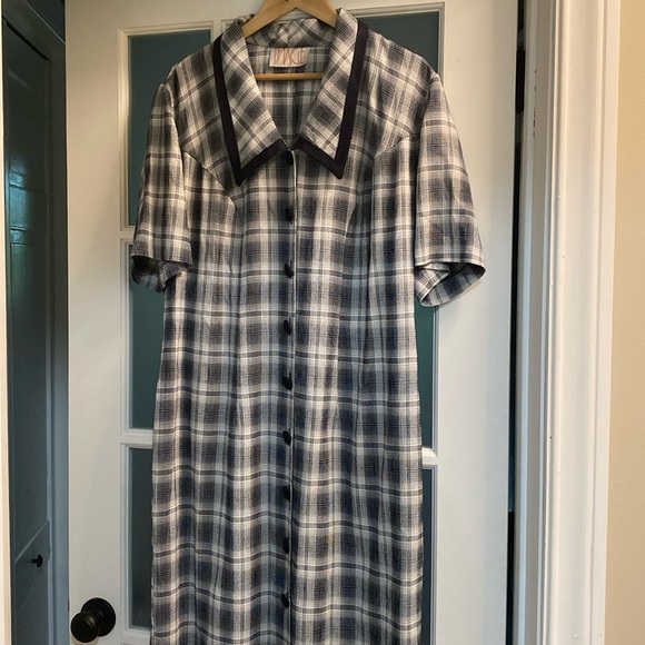 Vintage Dresses & Skirts - Amazing vintage plaid dress